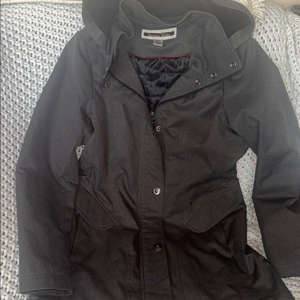 Kristen Blake Hooded Trench Coat